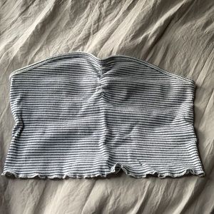 american eagle striped tube top